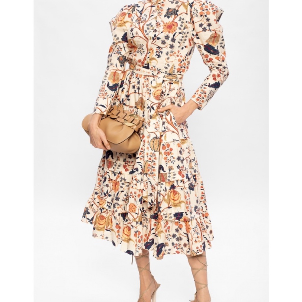 Ulla Johnson Floral Midi Dress